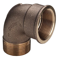 Rotguss-Gewindefittings