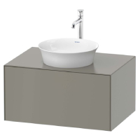 Steingrau seidenmatt