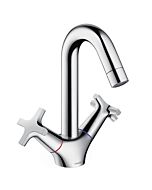 Hansgrohe Logis Classic 71270000 2 Handle Basin Mixer With Pop Up Waste Set Chrome