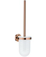 Grohe Essentials WC holder 40367DA1 warm sunset, with cover, concealed ...
