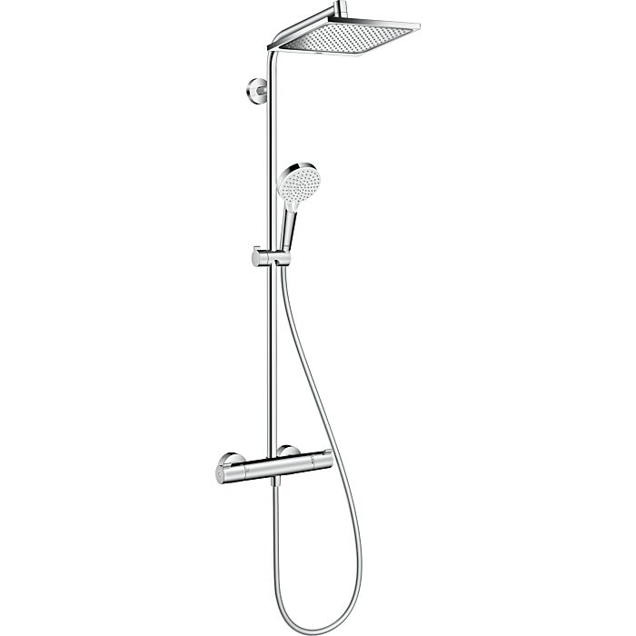 hansgrohe Crometta E 240 Showerpipe   27271000 chromé, 1jet, 24 x 24 cm
