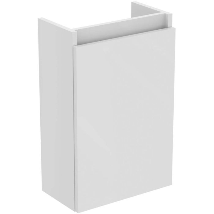 Ideal Standard Plus Möbel-Handwaschbecken-Paket R0569WG Hochglanz weiß lackiert, 37x21x67cm, Hahnloch rechts
