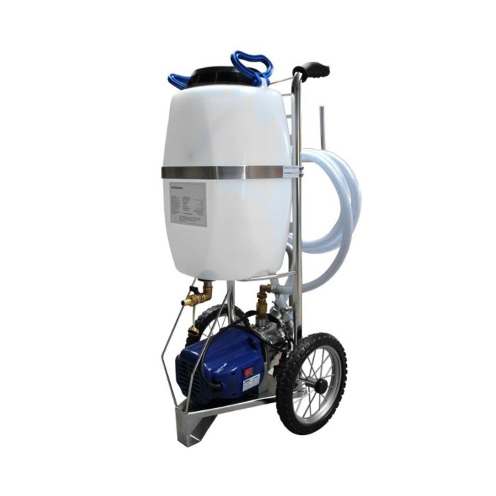 Unité de rinçage Riberger pour systèmes de chauffage solaire et par le sol Système complet pour un rinçage et un remplissage en toute sécurité