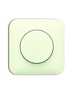 Busch Jaeger Abdeckplatte Drehdimmer 2115 J-212 weiss Busch Duro 2000 SI mit Glimmlampe