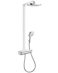 hansgrohe Raindance Select E Showerpipe 27283000 9 l/min, 2jet, mit Ablage, chrom