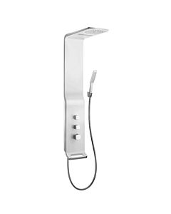 hansgrohe Raindance Lift Duschpaneel 27008000 satin-chrom/chrom, Aufputz, Stabhandbrause