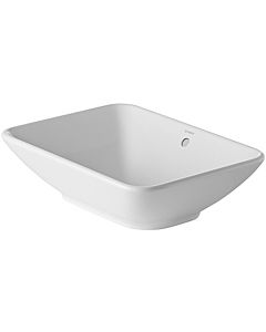 Duravit ME by Starck Aufsatzbecken 03345200001 mit Überlauf, weiss, wondergliss