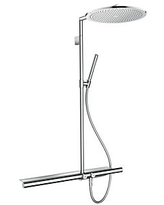 Hansgrohe Axor 800 Showerpipe 27984820 Brushed Nickel, Thermostat, Kopfbrause, Handbrause