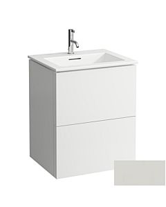 Laufen Kartell Waschtisch-Set 8603336411041 mit Waschtischunterbau, 60x50x72,6cm, kieselgrau