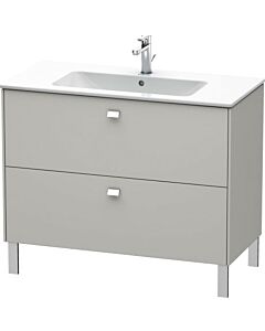 Duravit Brioso BR440301007 1020x479mm, Betongrau Matt , 2 Betongrau Matt , poignée chromée