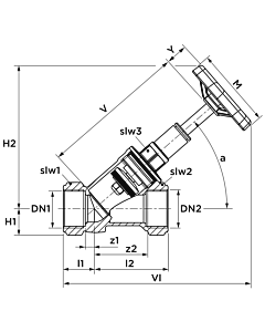 Seppelfricke 1402 DN 20, tige montante, sans vidange
