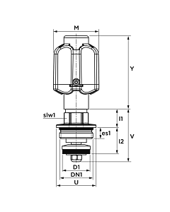 match0 grease chamber upper part 1927 DN 20, non- Seppelfricke
