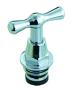 Aalberts Sepp T-handle upper part 0001411 DN 15, chrome-plated brass