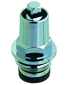 Clé à douille Aalberts Sepp partie supérieure 0001479 DN 15, laiton chromé, avec carré, 6,5 mm