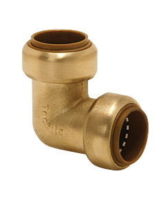 Aalberts VSH Tectite Winkel 4750075 22 mm, Messing bis 28 mm, 90Grad, Innen/Innen, lösbar