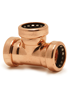 AIPS T-piece VSH Tectite TT24 15 mm, copper, non-detachable