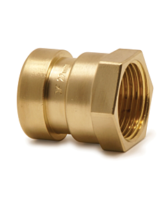 AIPS transition sleeve VSH Tectite TT2 15 mm x 2000 /2, brass, non-detachable