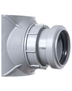 Airfit screw branch 21050AZ DN 110 x 50, grey, made of polypropylene