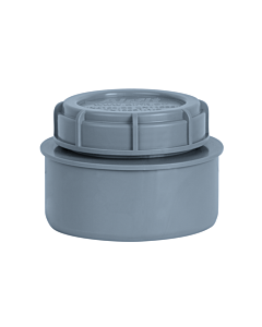 Airfit end plug 51110ES DN 110, grey, with screw cap