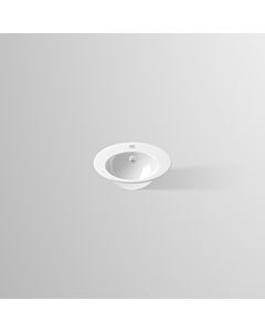 Alape EB Einbauwaschtisch 2003200000 Ø 40cm, weiß, mit Hahnloch und Überlauf