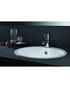 Alape Vasque encastrée EW3 2005000000 ø 475mm, vitrifiée, blanc, avec percement