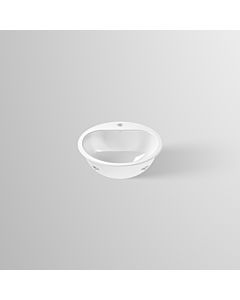 Alape Ew.3.2 Lavabo encastré 2018100000 Ø 475 mm, avec trou de robinetterie, sans trop-plein, blanc