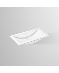 Alape EB R800 Einbauwaschtisch 2203200000 80x45cm, weiß, ohne Hahnloch, mit Überlauf