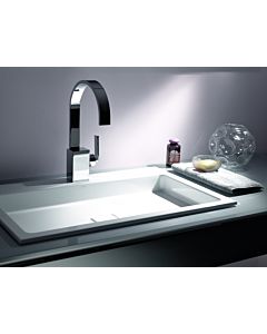 Alape EB.RE700H Einbau-Waschtisch 2208000000 700 x 460 mm, weiß, mit Hahnloch, ohne Überlauf