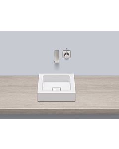 Alape Aufsatzwaschtisch AB.Q325.1 3300000000 32,5 x 32,5 cm, weiss, ohne Hahnloch und Überlauf