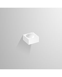 Alape IC325H Waschtisch 4236200000 32,5x32,5cm, weiß, mit Hahnloch/Überlauf
