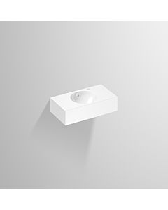 Alape IC600H Waschtisch 4238200000 60x32,5cm, weiß, mit Hahnloch/Überlauf