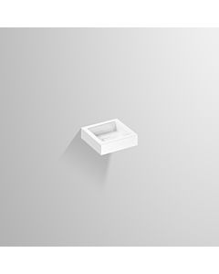 Alape washstand WT.QS325 4270000000 32,5x32,5 cm, white, without tap hole and overflow