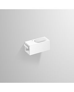 Lavabo Alape Fusion.S WP.XXS2 5065800000 580 x 236 mm, blanc, vasque ovale à droite, avec trou de robinetterie, sans trop-plein