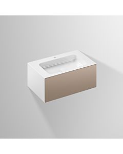 Lavabo Alape Folio 5155811000 804 x 500 mm, pierre de lune, avec trou de robinetterie, sans trop-plein