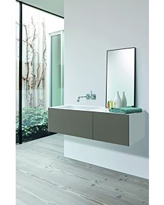 Alape Folio Waschplatz 5158511000 1254x450mm, Mulde links, mondstein, ohne Hahnloch/Überlauf