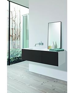 Alape Folio Waschplatz 5158513000 1254x450mm, Mulde links, schattenerde, ohne Hahnloch/Überlauf