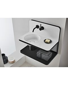 Alape WP.S19.1 Washbasin 5260000000 600 x 360 mm, white, round basin on the left, without overflow