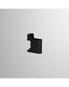 Alape siphon cover 8112999980 for renovation, matt black, powder-coated, W/H/D 118 x 440 x 353 mm