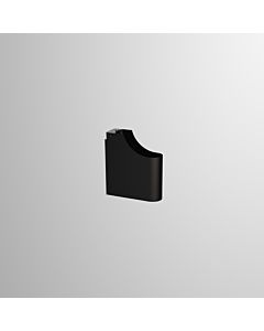 Alape siphon cover 8113000980 matt black, powder-coated, W/H/D 118 x 440 x 355 mm