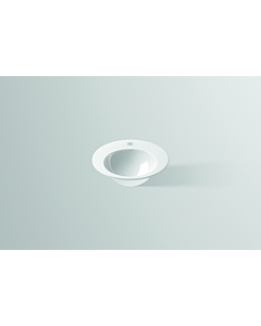 Alape K400H Einbauwaschtisch 2003000000 Ø 40 cm, weiss, mit Hahnloch, ohne Überlauf