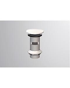 Valve à tige Alape 8320000000, émaillée blanche, 74 x 106 x 74 mm, 1 1/4&quot;