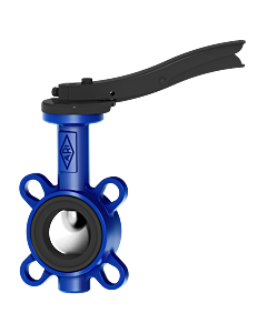 ARI Zesa intermediate flange valve 2201200501911 DN 50, with locking lever, stainless steel disc, EPDM seal