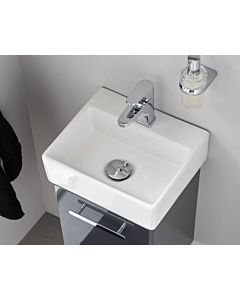 Artiqua Serie 831 ceramic washbasin 831-SWT-CM01 white, with tap hole and forced drain