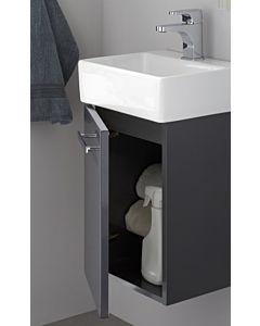 Artiqua Serie 831 Waschtischunterschrank 831-WUT-CM05-L, sangallo grau, links