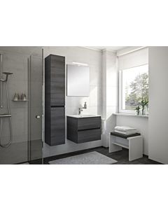 Artiqua Serie 827 Bathroom furniture -Set with mirror cabinet 60 cm BLOCK-827-61-1C washbasin with base cabinet, castello oak