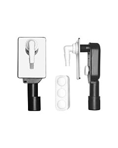 ASW Geruchsverschluss 100894 Unterputz, Abdeckplatte Edelstahl