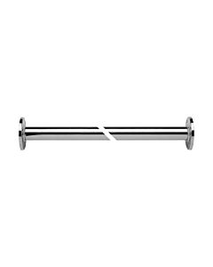 ASW series 1000 shower curtain rail 103482 800 mm, chrome-plated brass, Ø 25 mm, straight version