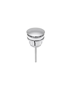 ASW Design-Universalventil 106391 1 1/4"xd= 63mm, rund, Messing, Ø 66 mm, verchromt, nicht verschließbar