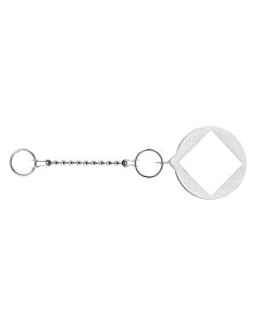 ASW Stedo chain holder 720281 chain 30cm, chrome-plated brass, stand tap ring square inside