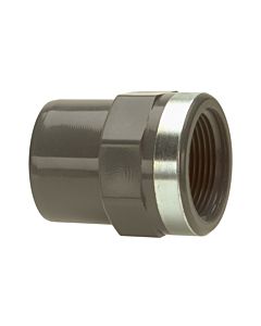 Bänninger Pvc-u reduction nipple 163M074312 25 mm x 2000 /2&quot; IT, DN 20, with cylindrical IT